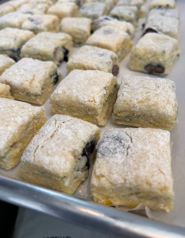 Blueberry Lemon Scone Bites