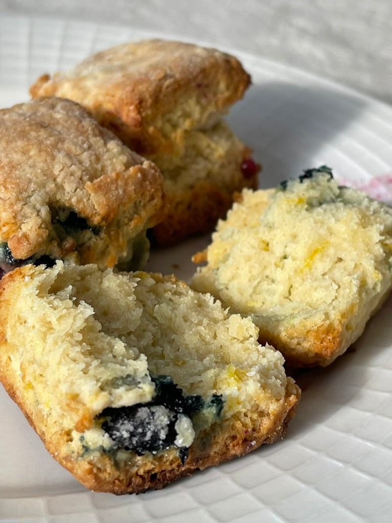 Blueberry Lemon Scone Bites