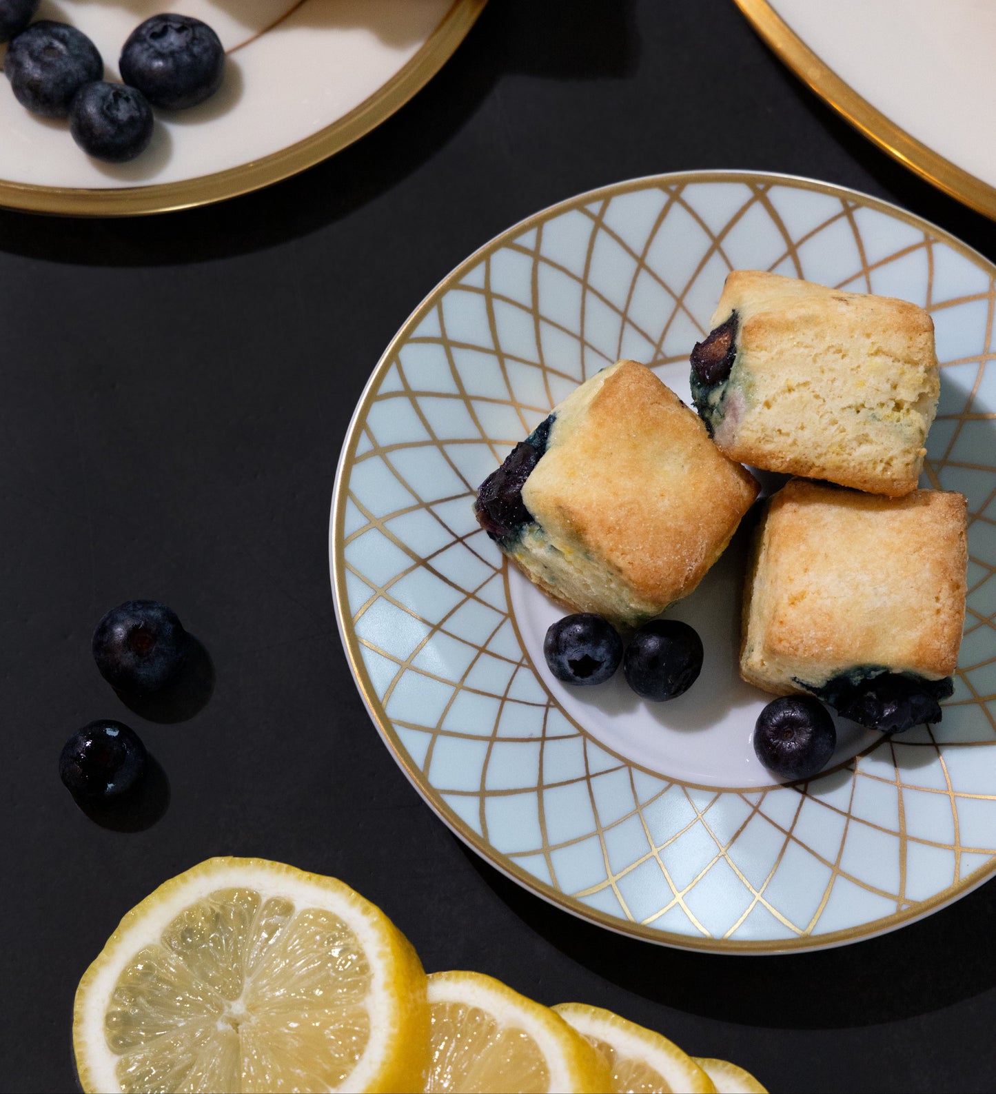 Blueberry Lemon Scone Bites