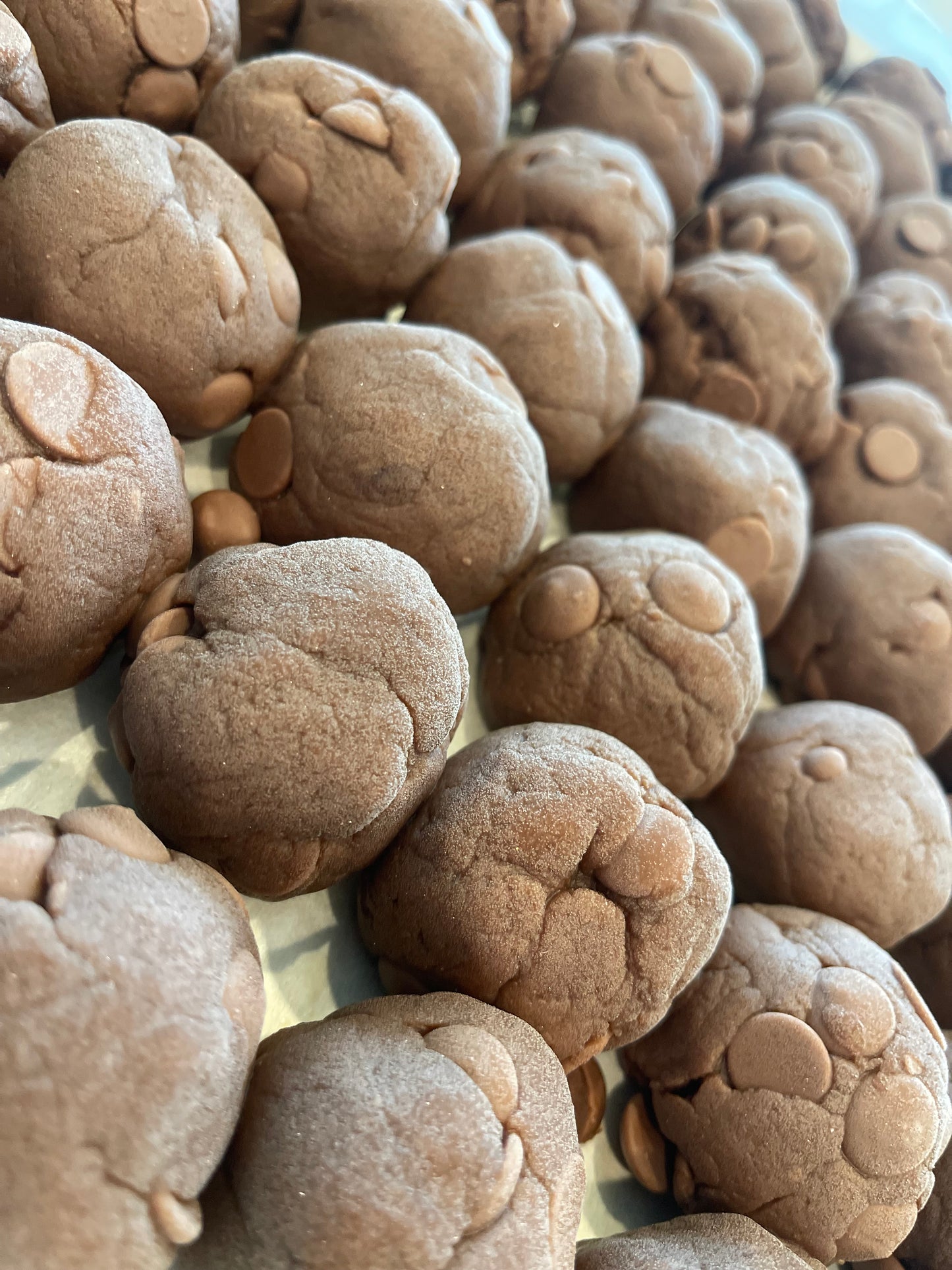 Triple Chocolate Chip Cookies